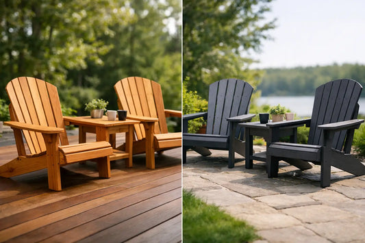 Cedar vs Recycled Plastic Furniture