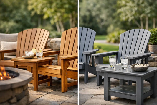 Wood vs Poly Outdoor Furniture: Which Lasts?