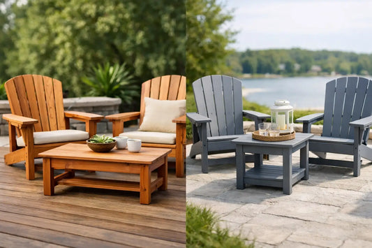 Cedar Patio Furniture vs Polywood