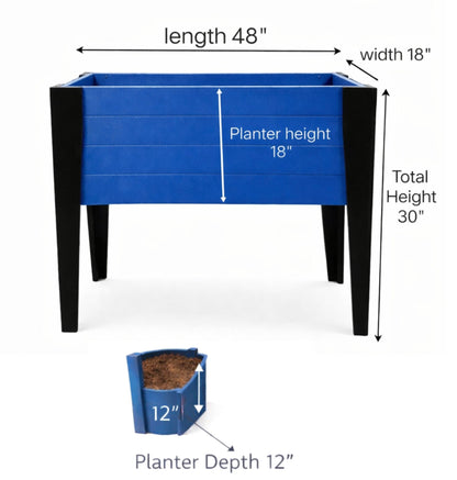 Raised Garden Planters 18X48