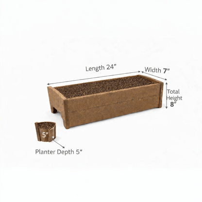 Railing Planters 24"