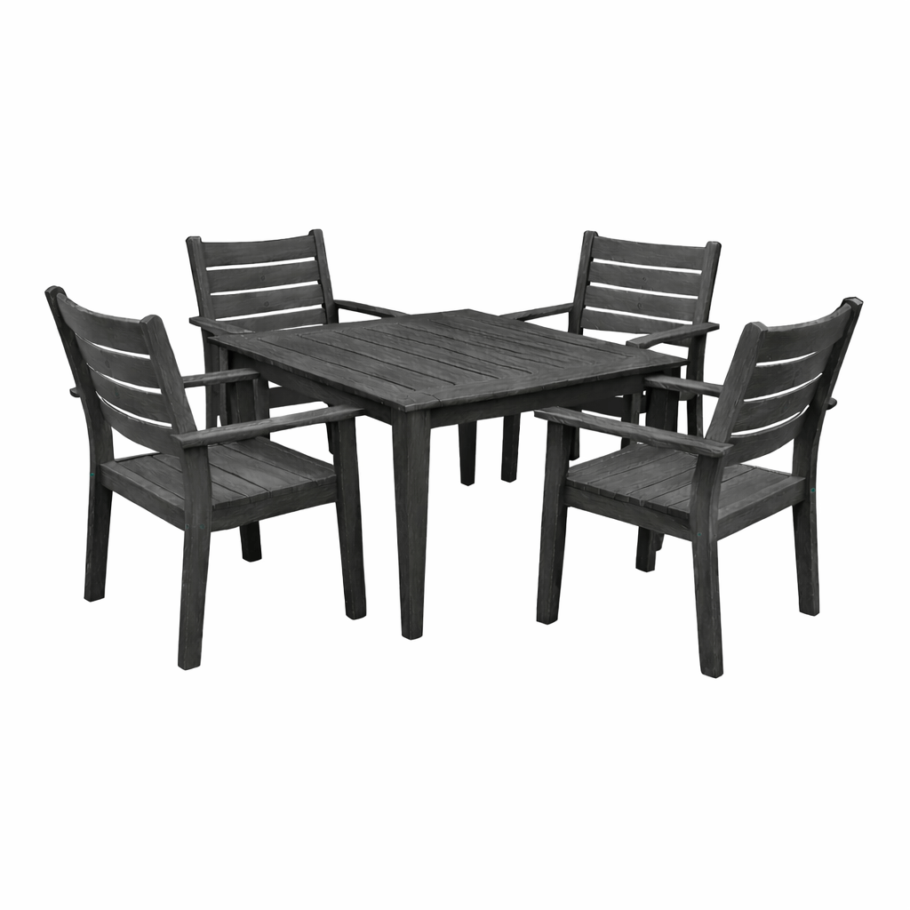 Square Dining Table & Four Chairs