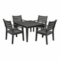 Square Dining Table & Four Chairs