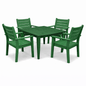 Square Dining Table & Four Chairs