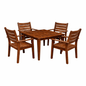 Square Dining Table & Four Chairs