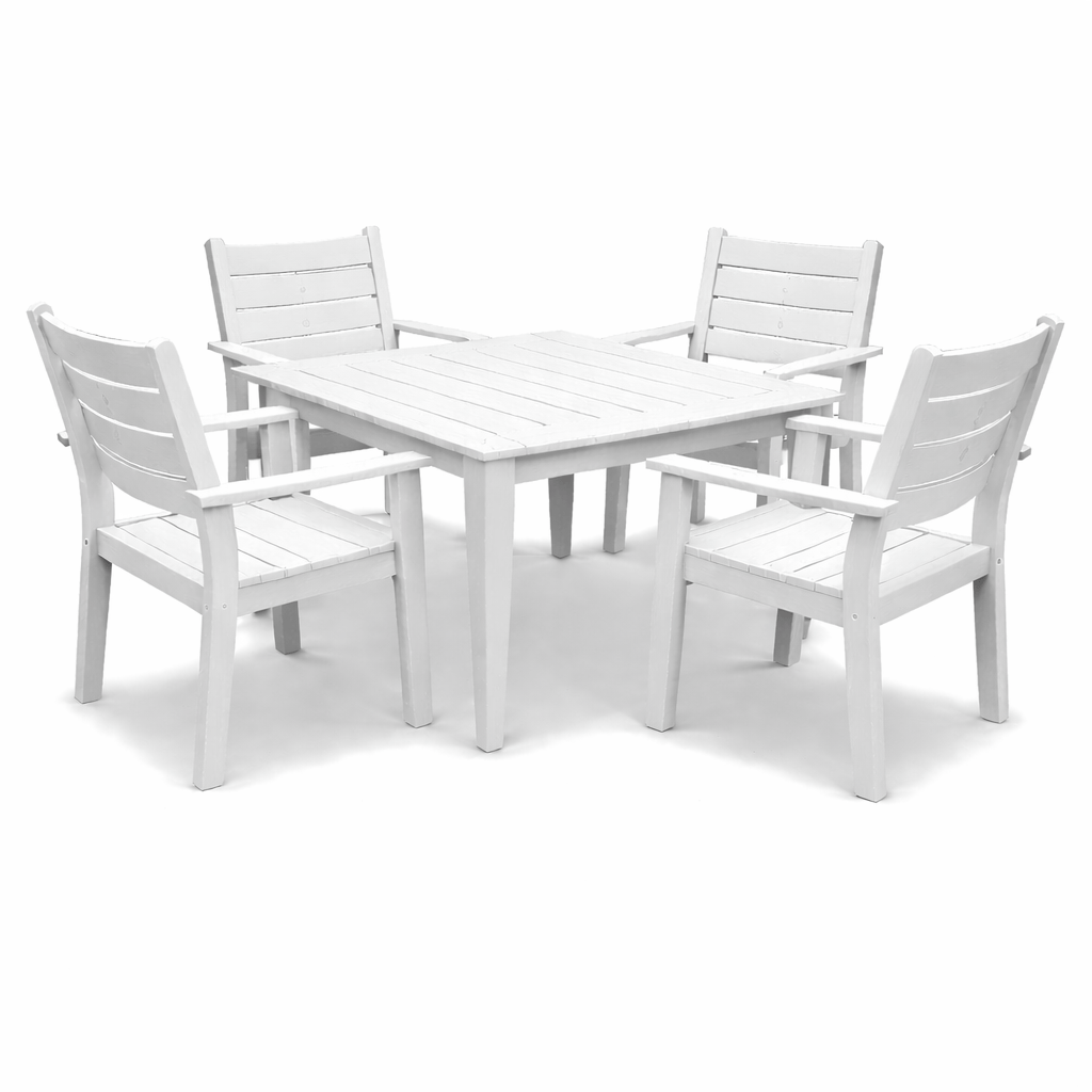 Square Dining Table & Four Chairs