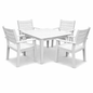 Square Dining Table & Four Chairs