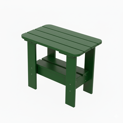 Rectangular Side Table with Shelf