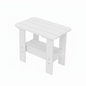 Rectangular Side Table with Shelf