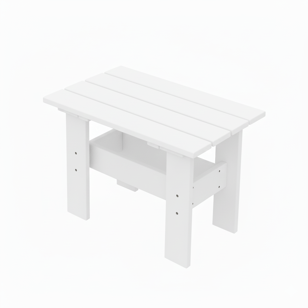 Rectangular Side Table - No Shelf