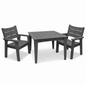 Square Dining Table & Two Chairs