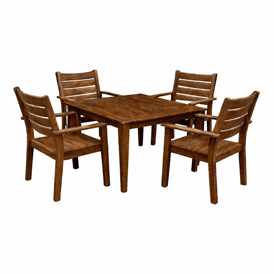Square Dining Table & Four Chairs