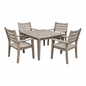 Square Dining Table & Four Chairs