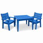 Square Dining Table & Two Chairs