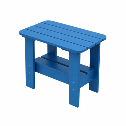 Rectangular Side Table with Shelf