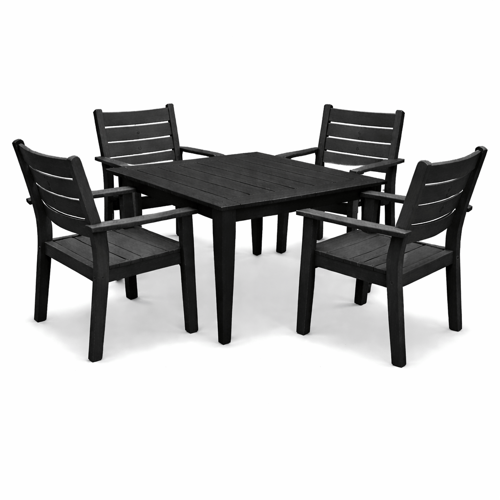 Square Dining Table & Four Chairs