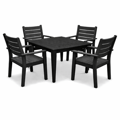 Square Dining Table & Four Chairs